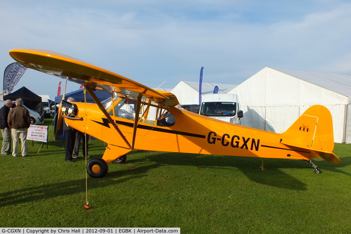 G-CGXN, 2011 American Legend AL3C-100 Cub C/N LAA 373-15028, at the at the LAA Rally 2012, Sywell