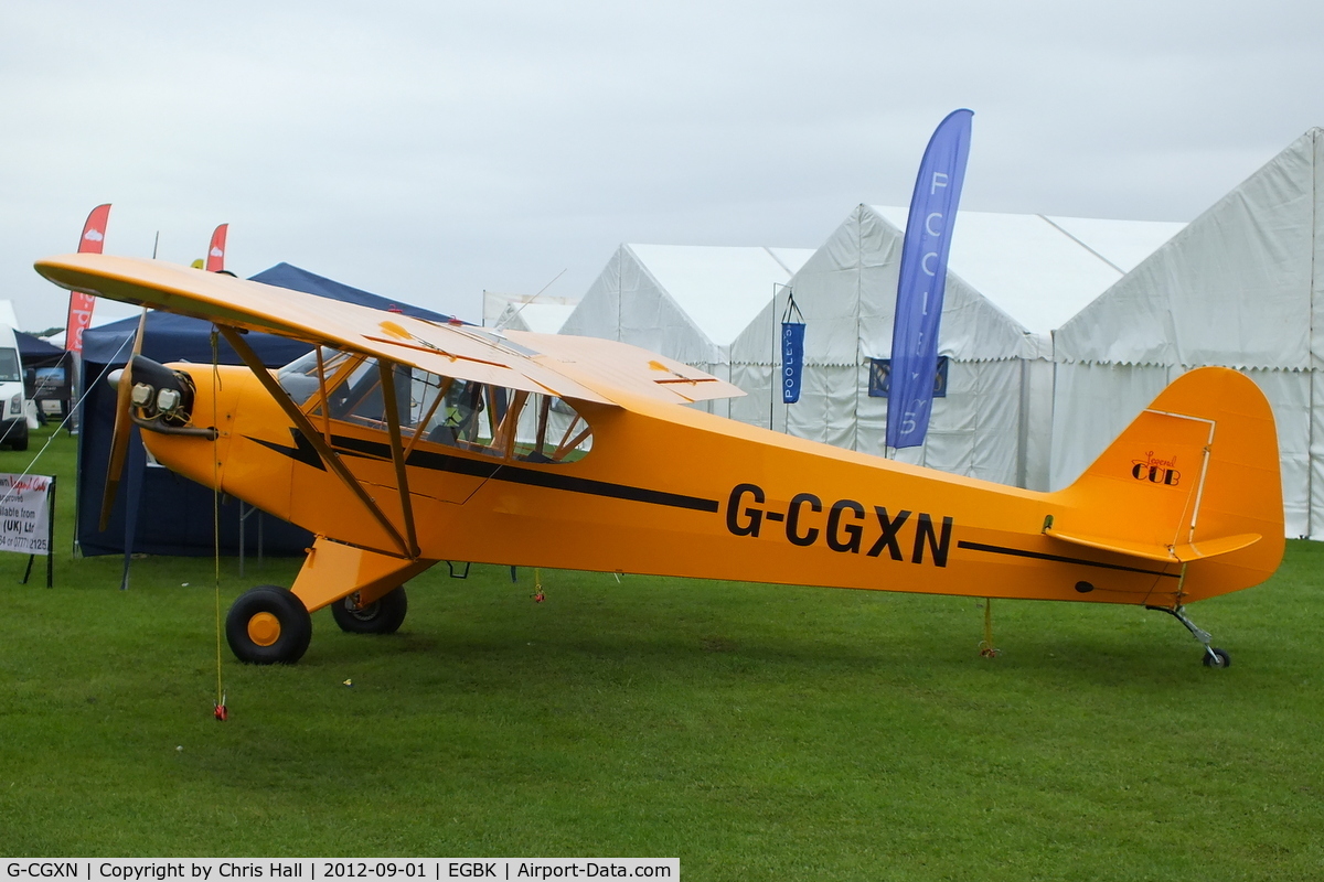 G-CGXN, 2011 American Legend AL3C-100 Cub C/N LAA 373-15028, at the at the LAA Rally 2012, Sywell