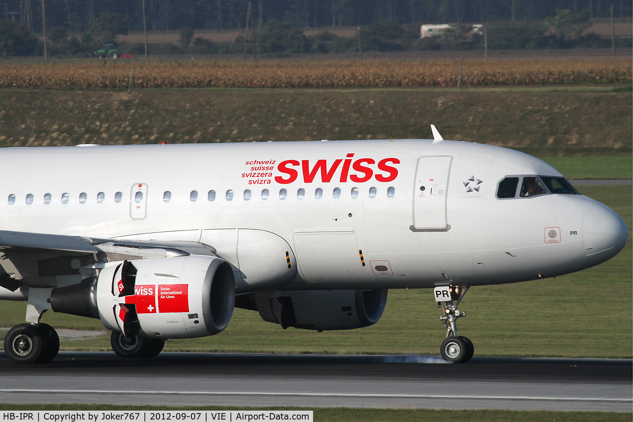 HB-IPR, 1999 Airbus A319-112 C/N 1018, Swiss