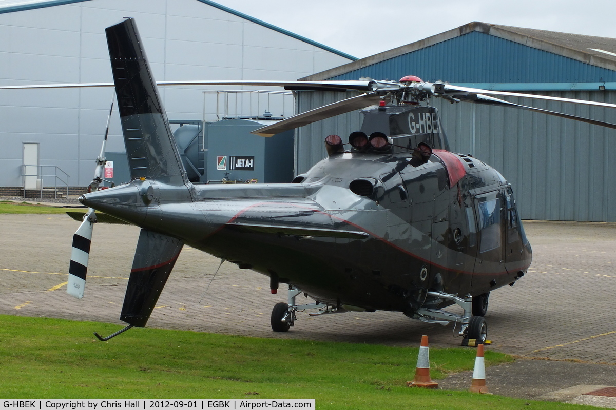 G-HBEK, 1996 Agusta A-109C C/N 7633, at the at the LAA Rally 2012, Sywell
