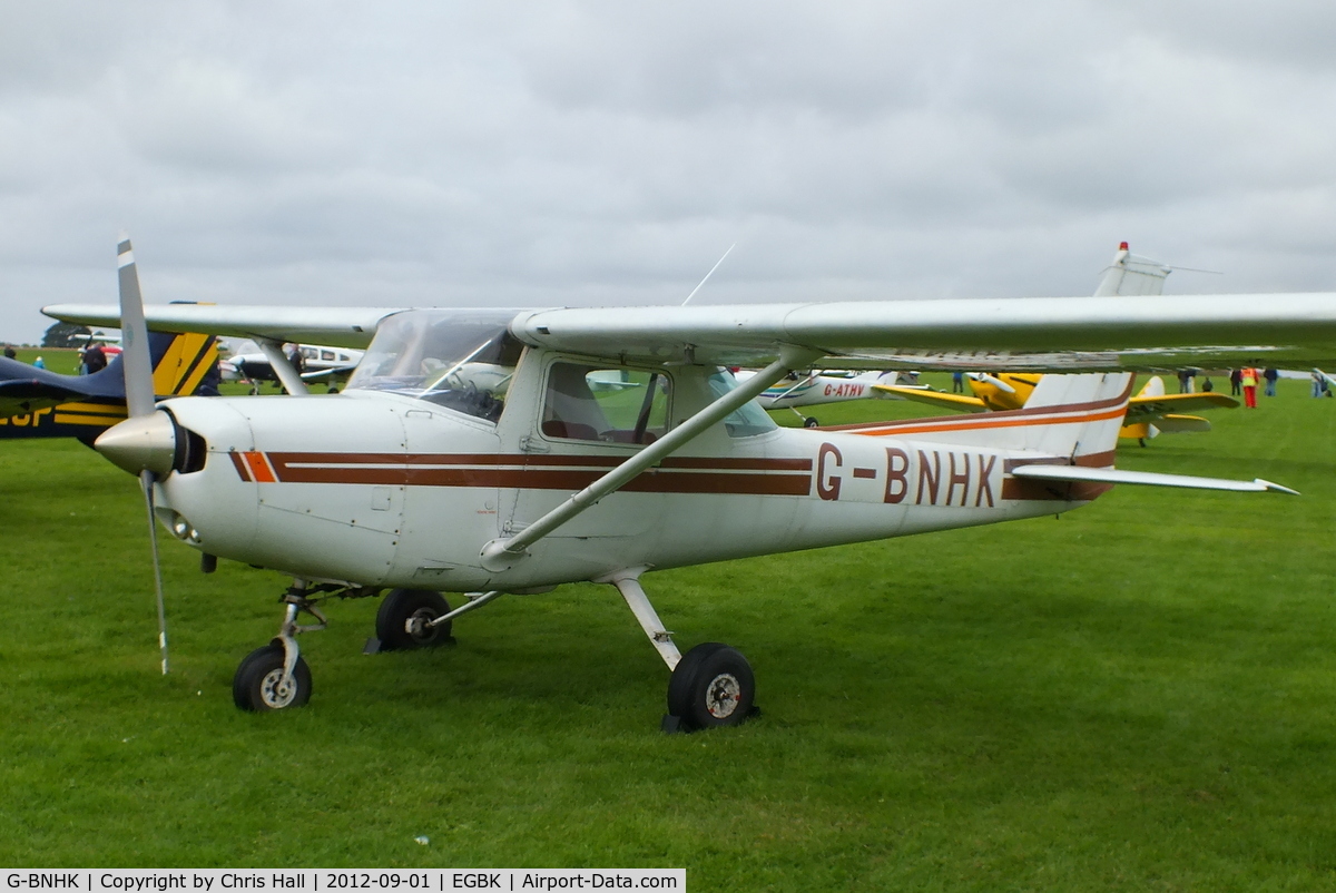 G-BNHK, 1981 Cessna 152 C/N 152-85355, at the at the LAA Rally 2012, Sywell