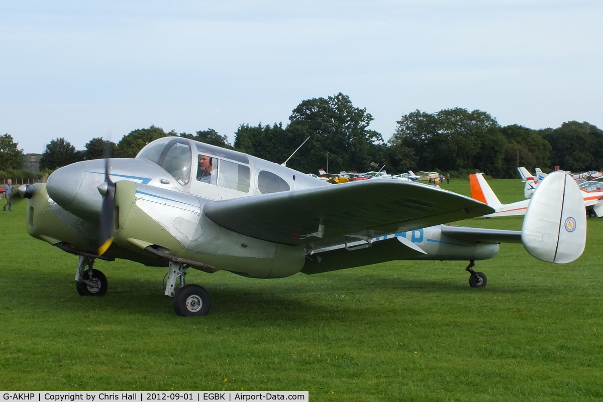G-AKHP, 1947 Miles M65 Gemini 1A C/N 6519, at the at the LAA Rally 2012, Sywell