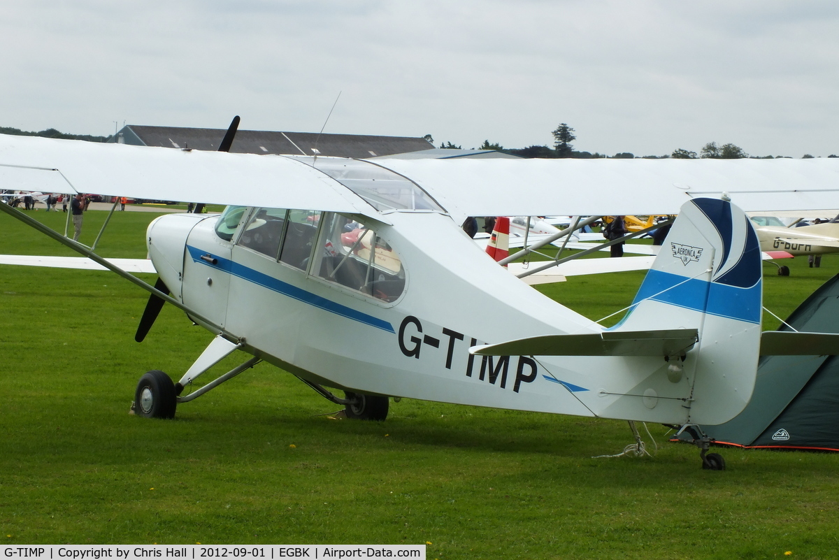 G-TIMP, 1946 Aeronca 7BCM C/N 7AC-3392, at the at the LAA Rally 2012, Sywell