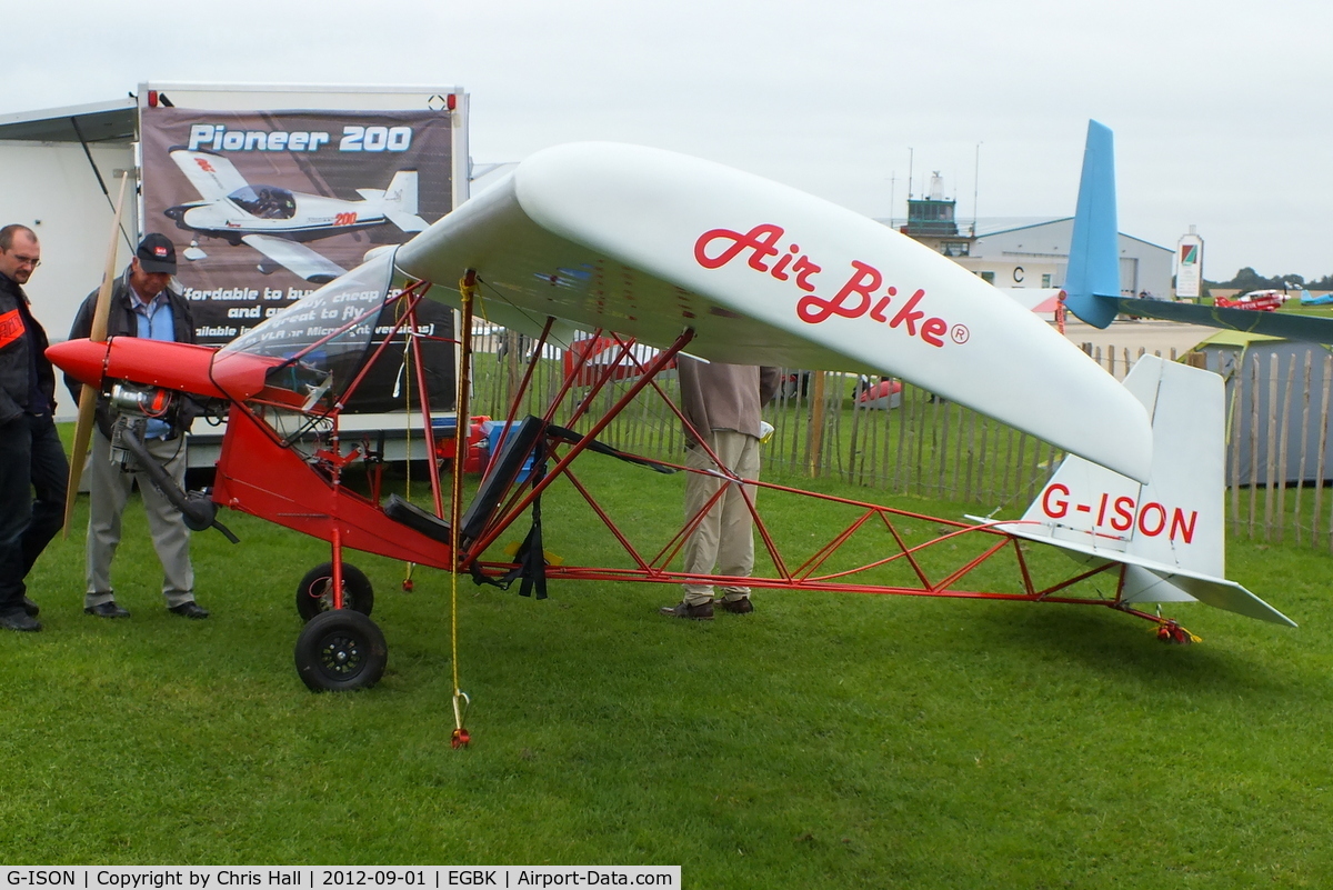 G-ISON, 2011 AirBikeUK Lite C/N 001, at the at the LAA Rally 2012, Sywell
