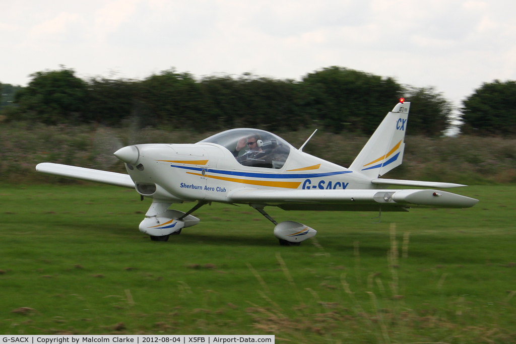 G-SACX, 2007 Aero AT-3 R100 C/N AT3-028, Aero AT-3 R100, Fishburn Airfield UK, August 2012.