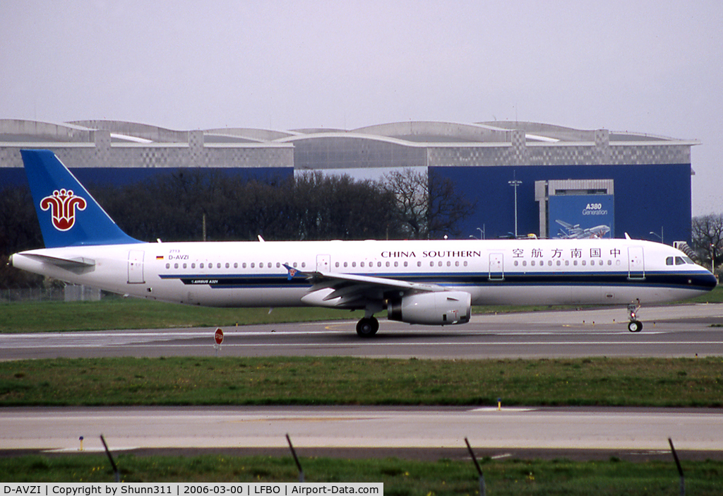D-AVZI, 2006 Airbus A321-231 C/N 2713, C/n 2713 - To be B-6265