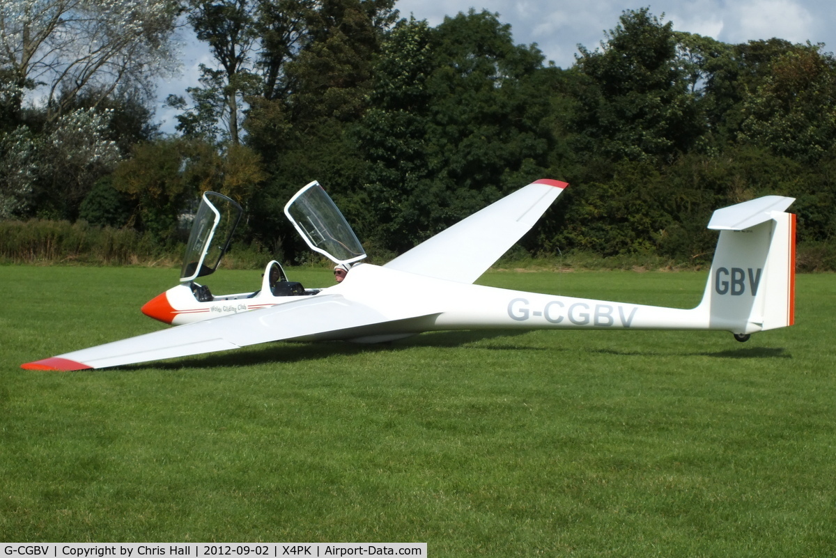 G-CGBV, 1986 Schleicher ASK-21 C/N 21149, Wolds Gliding Club at Pocklington Airfield