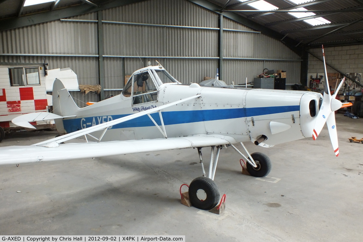 G-AXED, 1965 Piper PA-25-235 Pawnee C/N 25-3586, Wolds Gliding Club at Pocklington Airfield