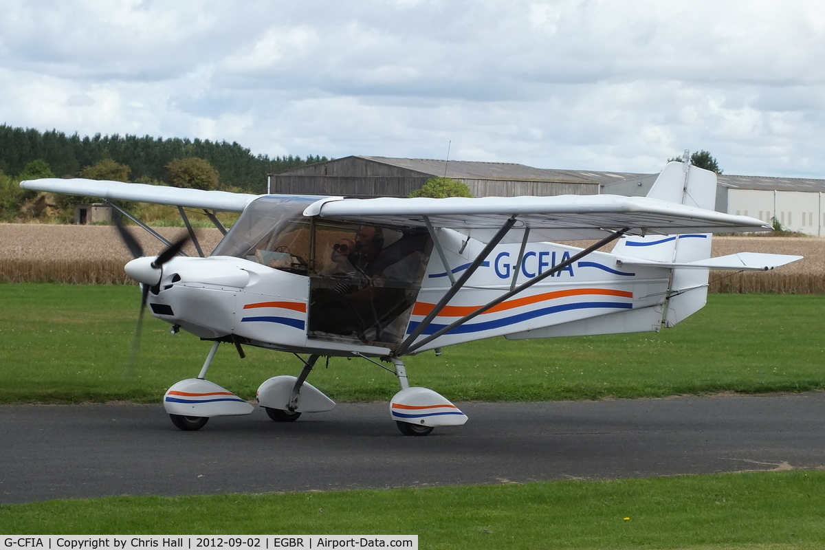 G-CFIA, 2008 Skyranger Swift 912S(1) C/N BMAA/HB/561, At the Real Aeroplane Club's Wings & Wheels fly-in, Breighton
