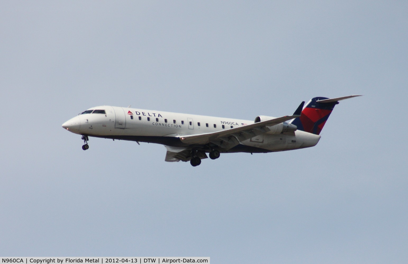 N960CA, 1996 Canadair CRJ-100ER (CL-600-2B19) C/N 7117, Comair CRJ