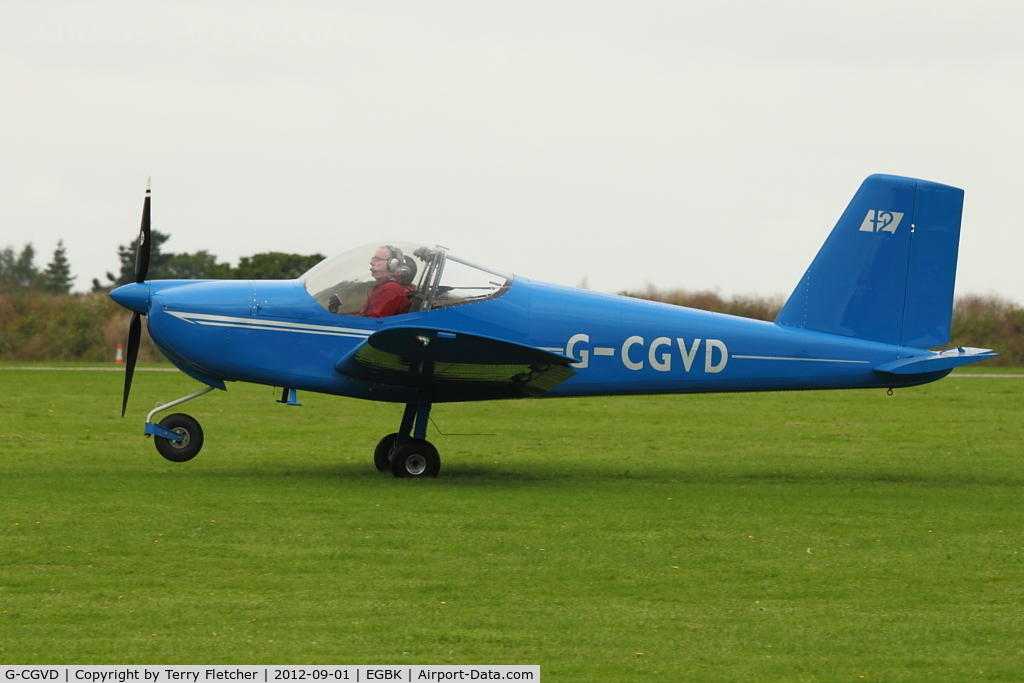 G-CGVD, 2011 Vans RV-12 C/N LAA 363-15005, A visitor to 2012 LAA Rally at Sywell