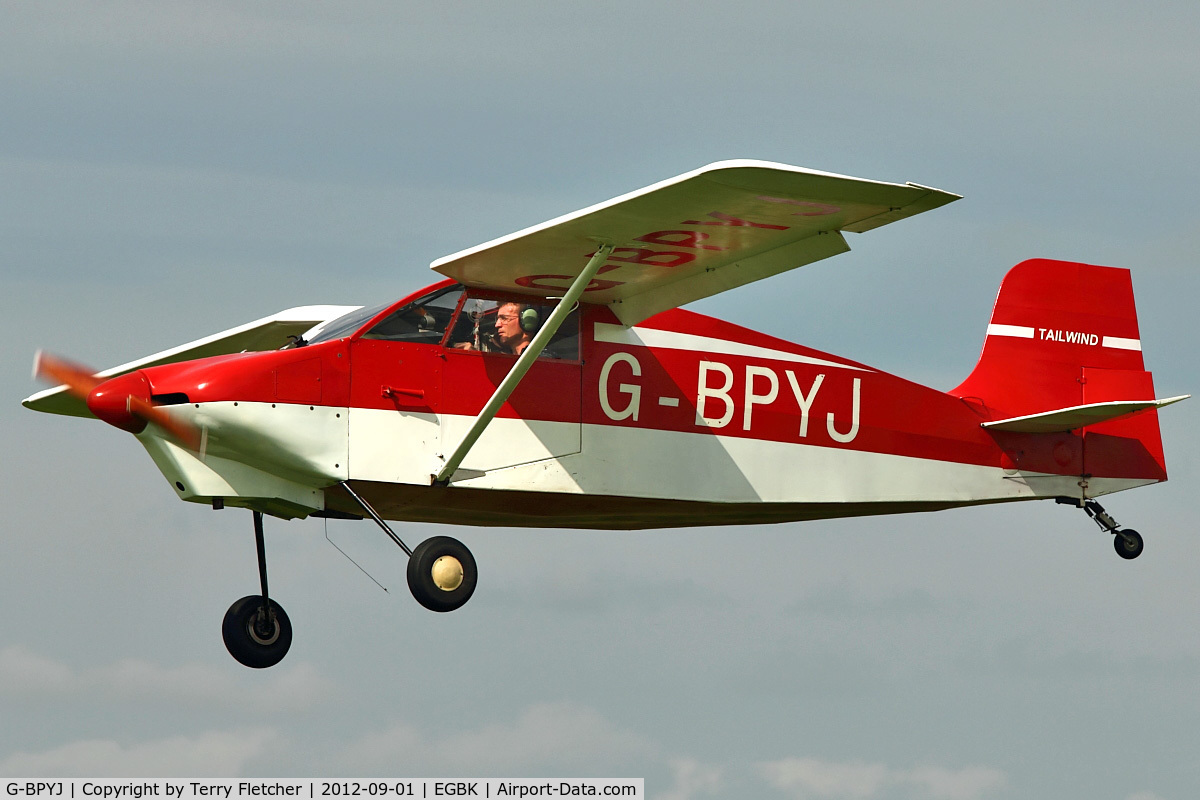 G-BPYJ, 1990 Wittman W-8 Tailwind C/N PFA 031-11028, A visitor to 2012 LAA Rally at Sywell