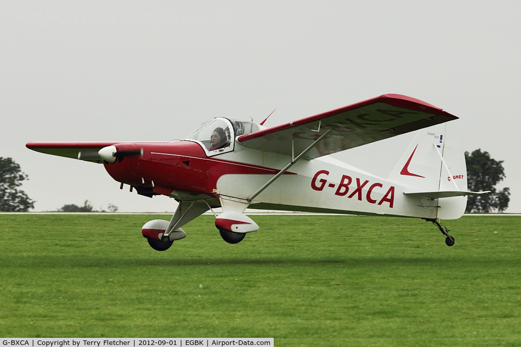 G-BXCA, 1997 Hapi Cygnet SF-2A C/N PFA 182-12921, A visitor to 2012 LAA Rally at Sywell