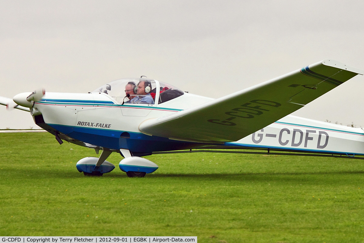 G-CDFD, 2004 Scheibe SF-25C Falke C/N 44705, A visitor to 2012 LAA Rally at Sywell