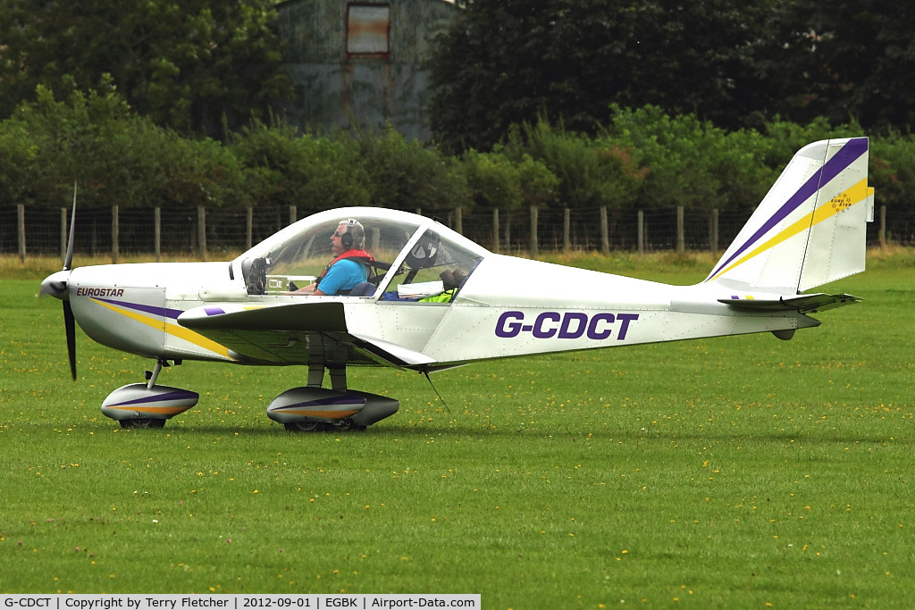 G-CDCT, 2004 Cosmik EV-97 TeamEurostar UK C/N 2117, A visitor to 2012 LAA Rally at Sywell