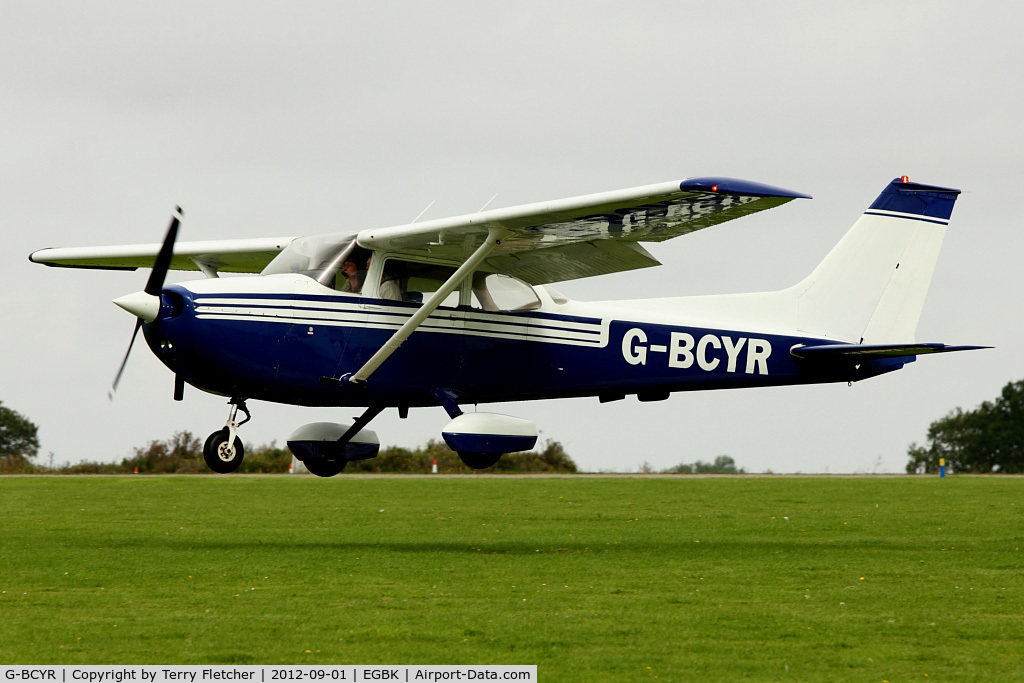 G-BCYR, 1975 Reims F172M Skyhawk Skyhawk C/N 1288, A visitor to 2012 LAA Rally at Sywell