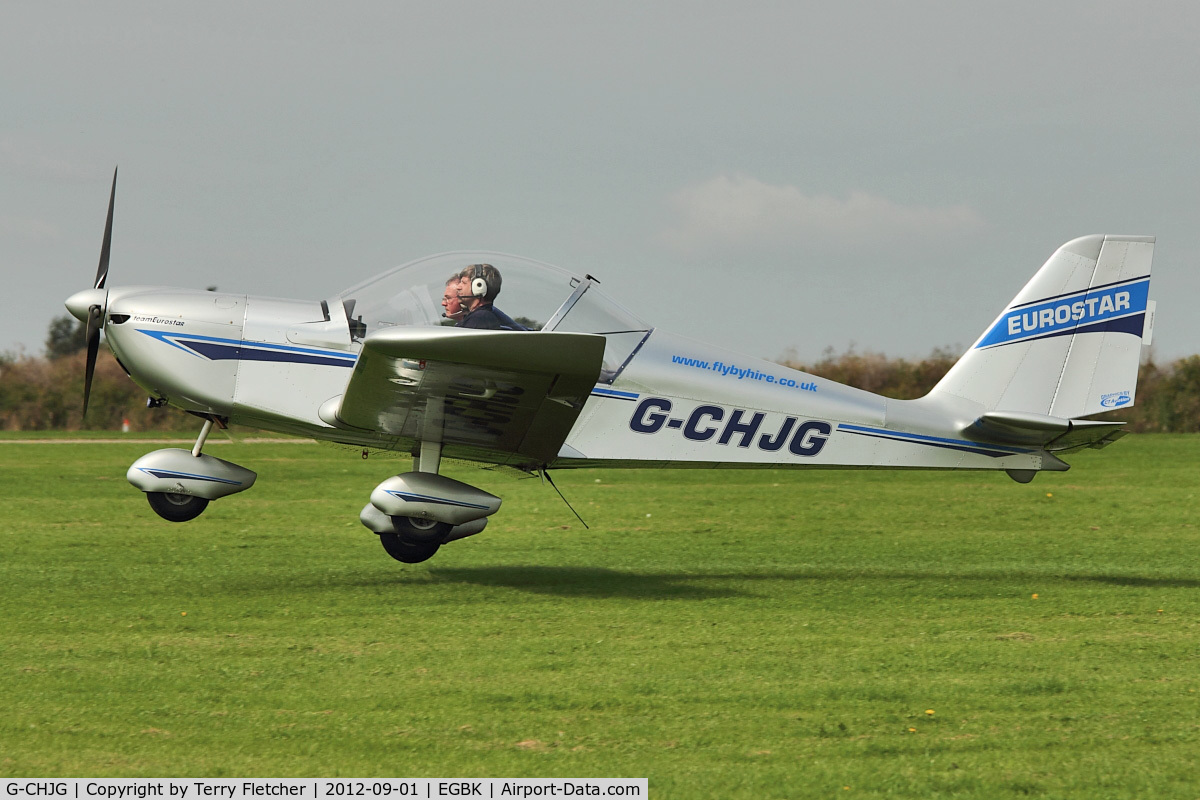 G-CHJG, 2012 Cosmik EV-97 TeamEurostar UK C/N 3938, A visitor to 2012 LAA Rally at Sywell
