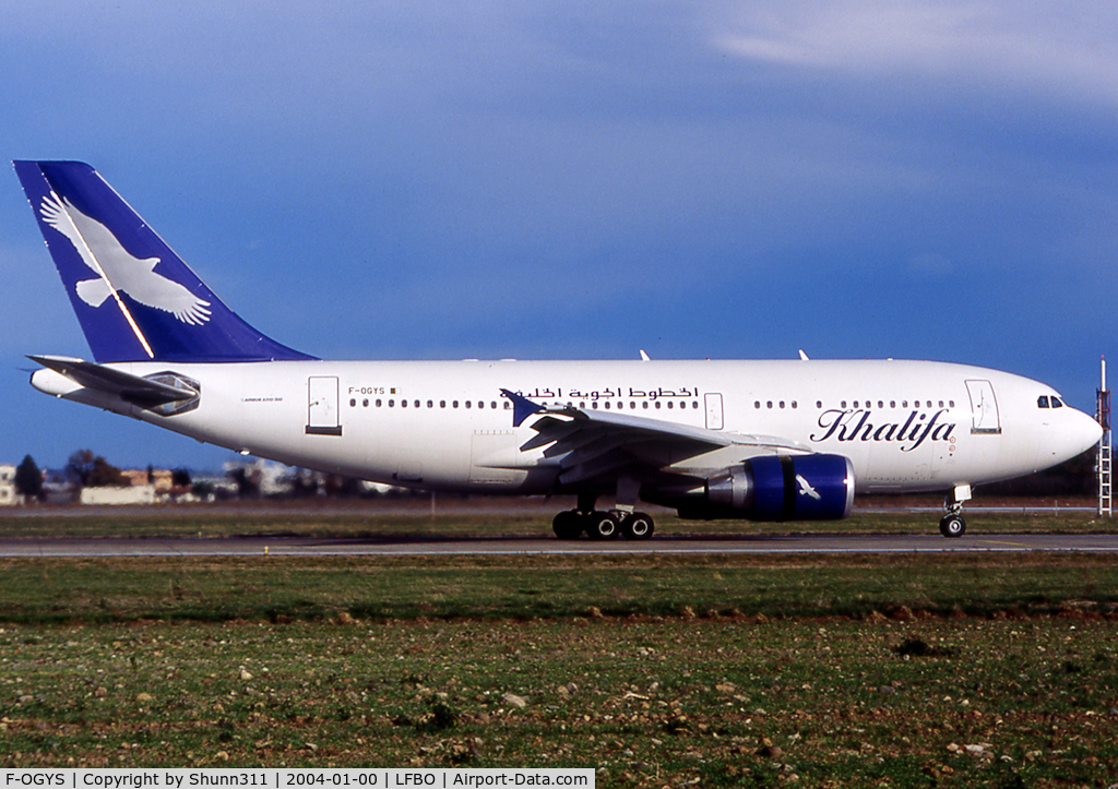 F-OGYS, 1994 Airbus A310-324 C/N 467, Landing rwy 14R