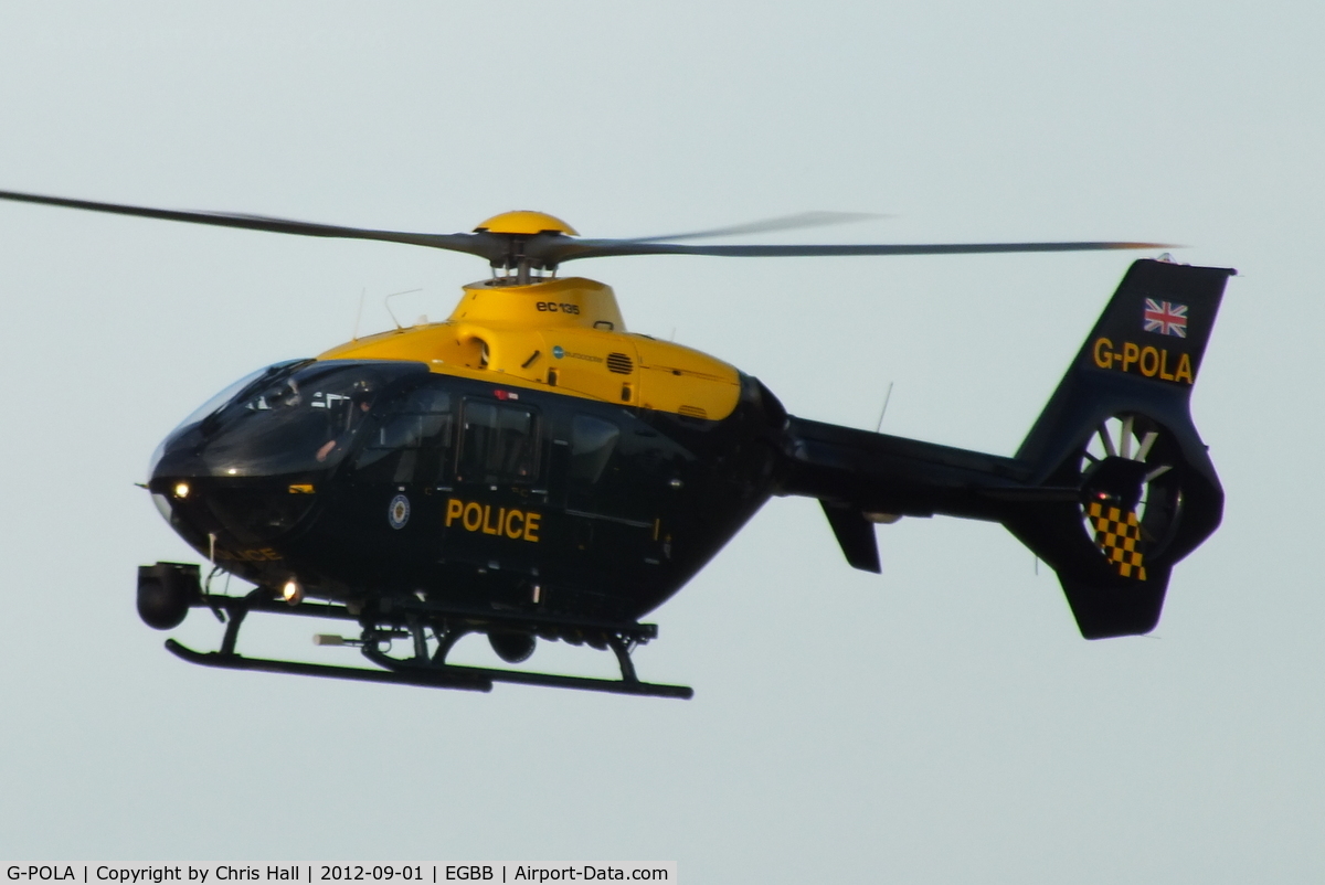 G-POLA, 2010 Eurocopter EC-135P-2+ C/N 877, West Midlands Police Authority