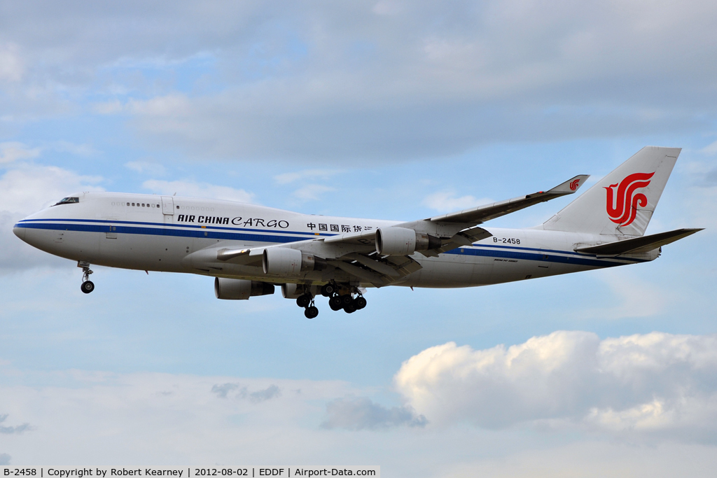 B-2458, 1990 Boeing 747-4J6/BCF C/N 24347, On finals for r/w 25L