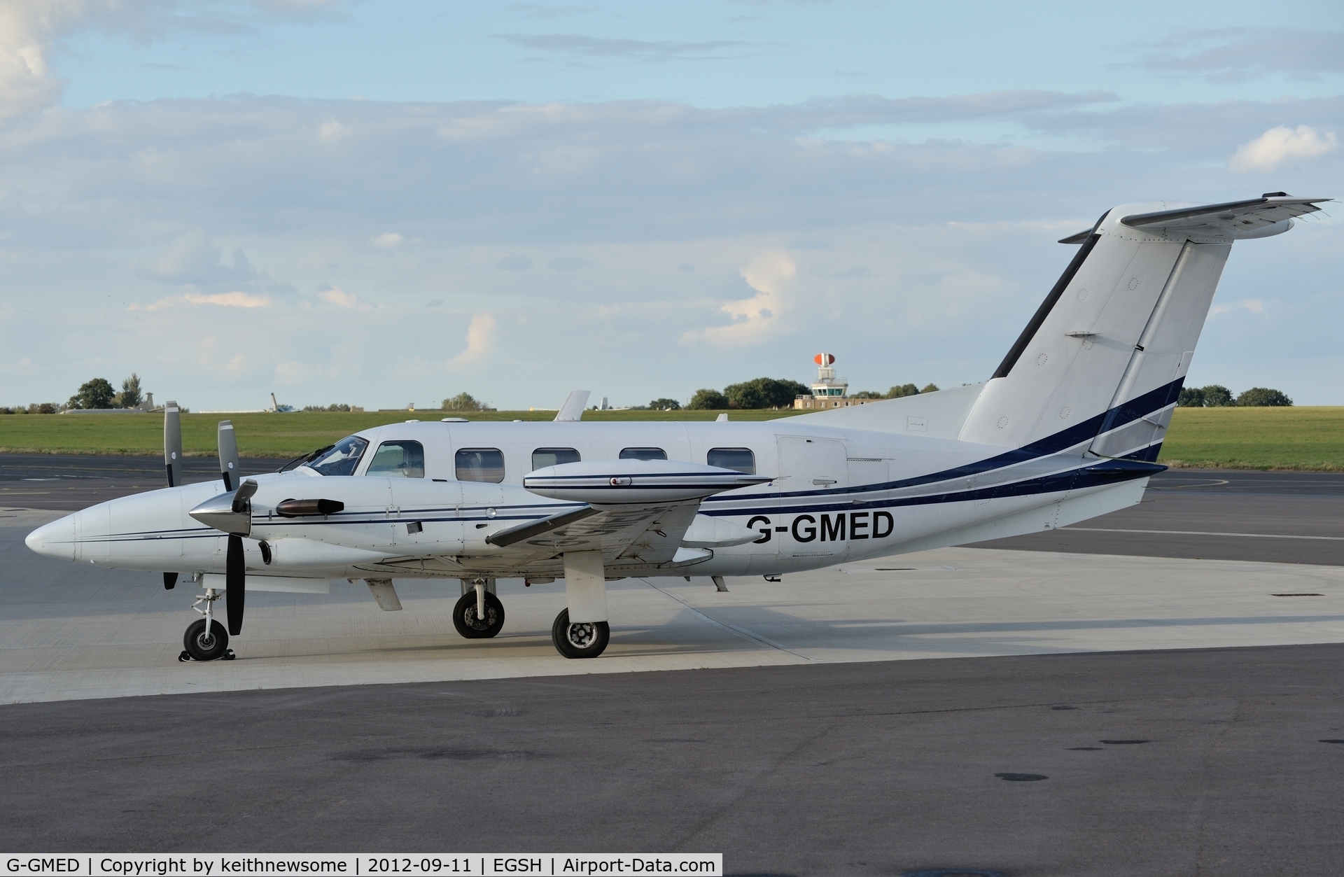 G-GMED, 1990 Piper PA-42-720 Cheyenne III C/N 42-5501050, Third medivac within two days !!