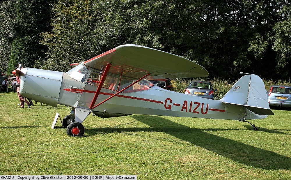 G-AIZU, 1946 Auster J-1 Autocrat C/N 2228, Originally owned to, All Purpose Aviation Ltd in April 1947 and currently in private hands since September 1986.