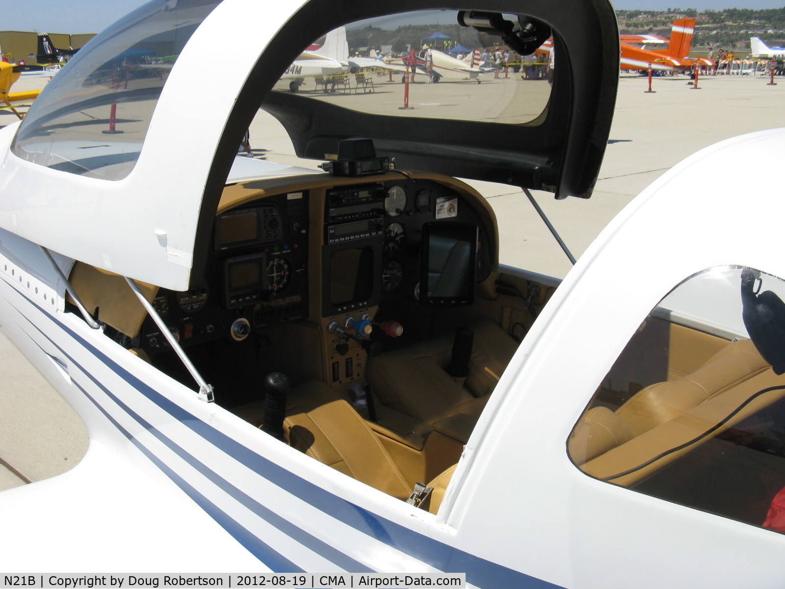 N21B, 2000 Lancair 320 C/N 638, 2000 Gleason LANCAIR 320, Lycoming O-320, panel