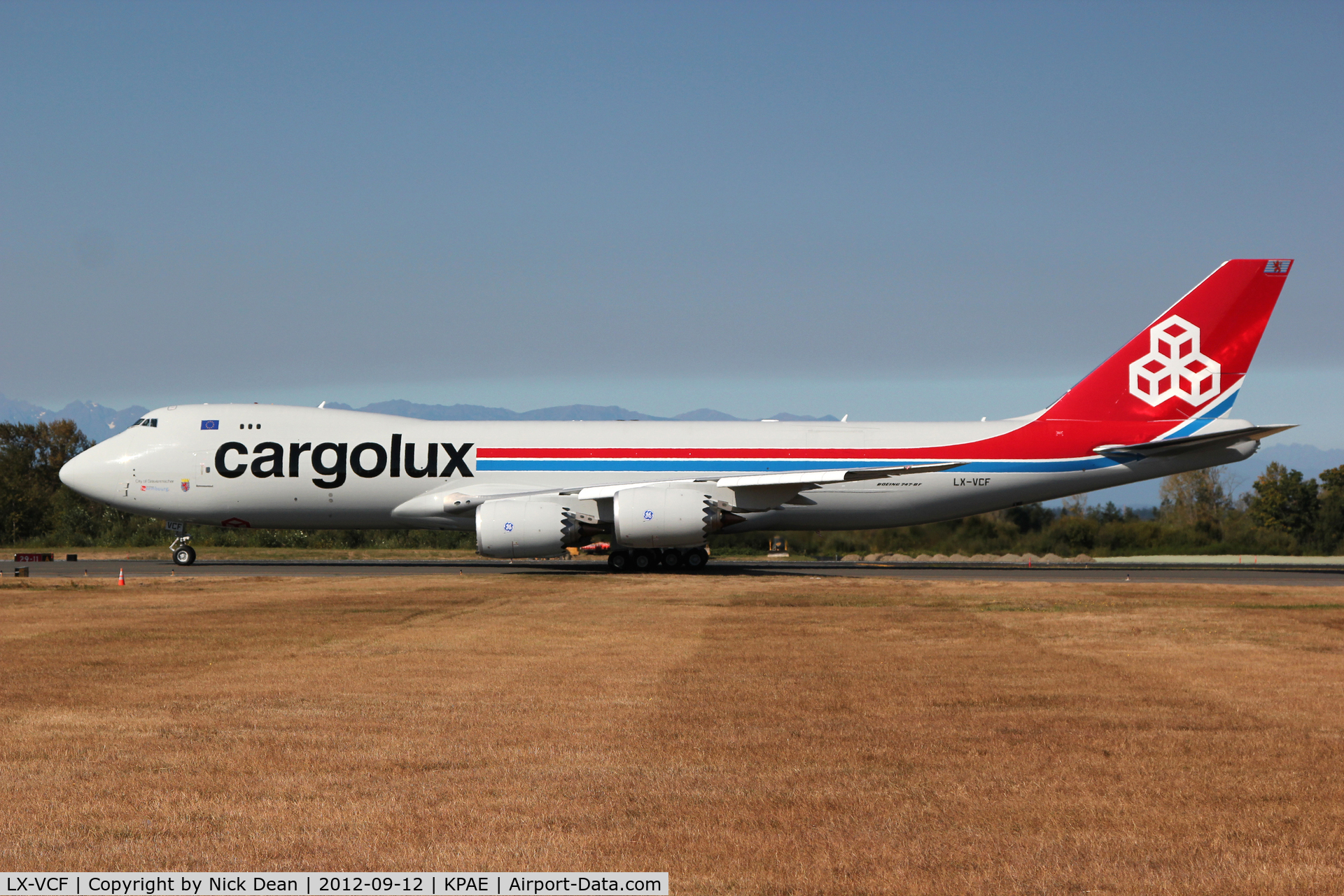 LX-VCF, 2012 Boeing 747-8R7F C/N 35811, KPAE/PAE Cargolux 