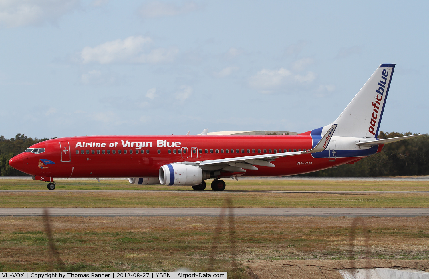 VH-VOX, 2004 Boeing 737-8BK C/N 33017, Airline of Virgin Blue Boeing 737