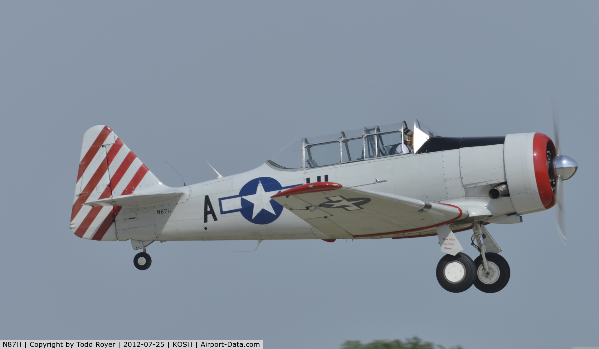 N87H, 1941 North American AT-6D Texan C/N 41-34571, Airventure 2012