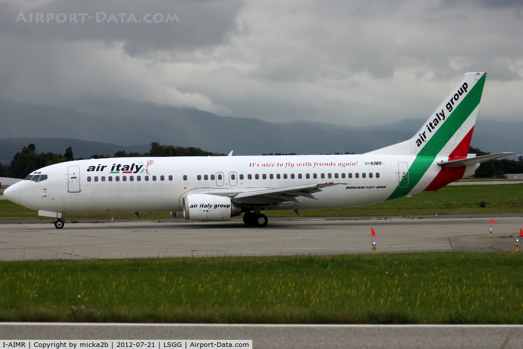 I-AIMR, 1992 Boeing 737-430 C/N 27007, Taxiing