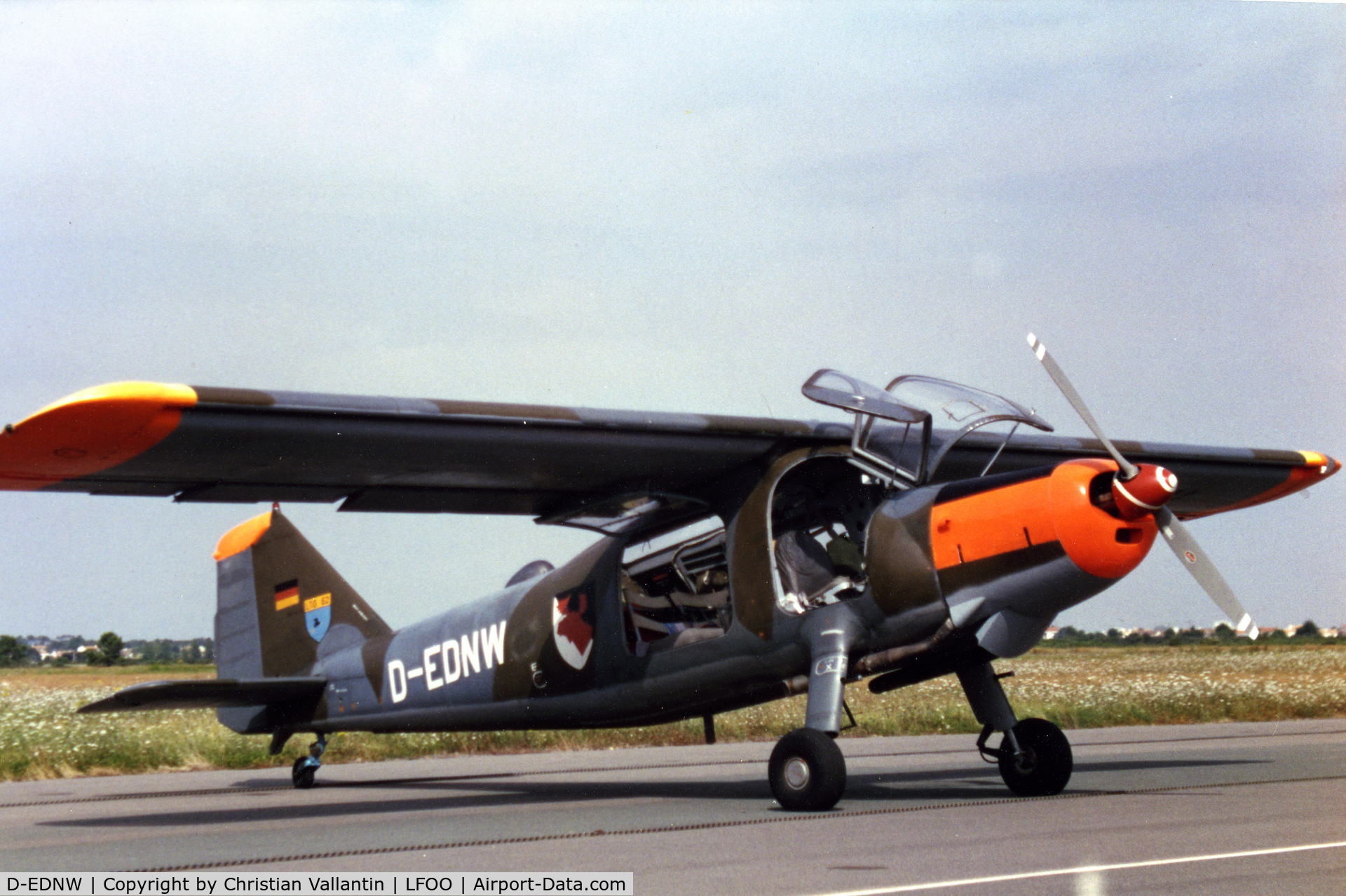 D-EDNW, Dornier Do-27B-1 C/N 176, Seen in Les Sables Airport France