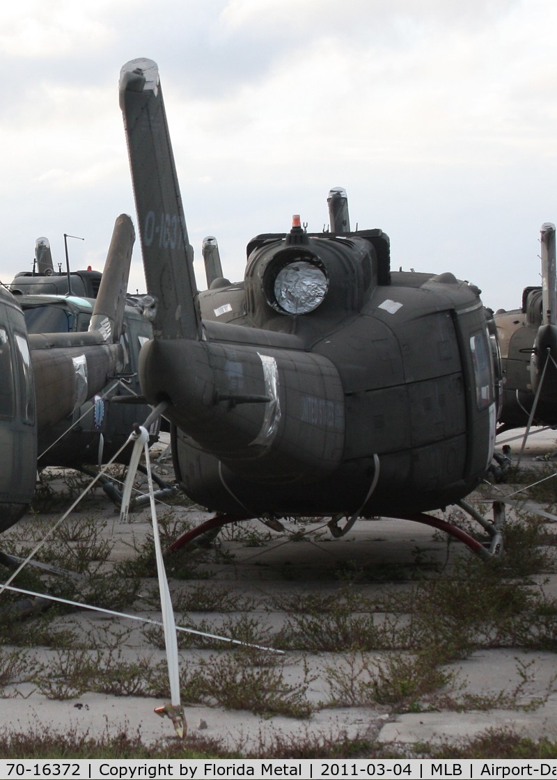 70-16372, 1970 Bell UH-1V Iroquois C/N 12677, UH-1H in storage Melbourne FL