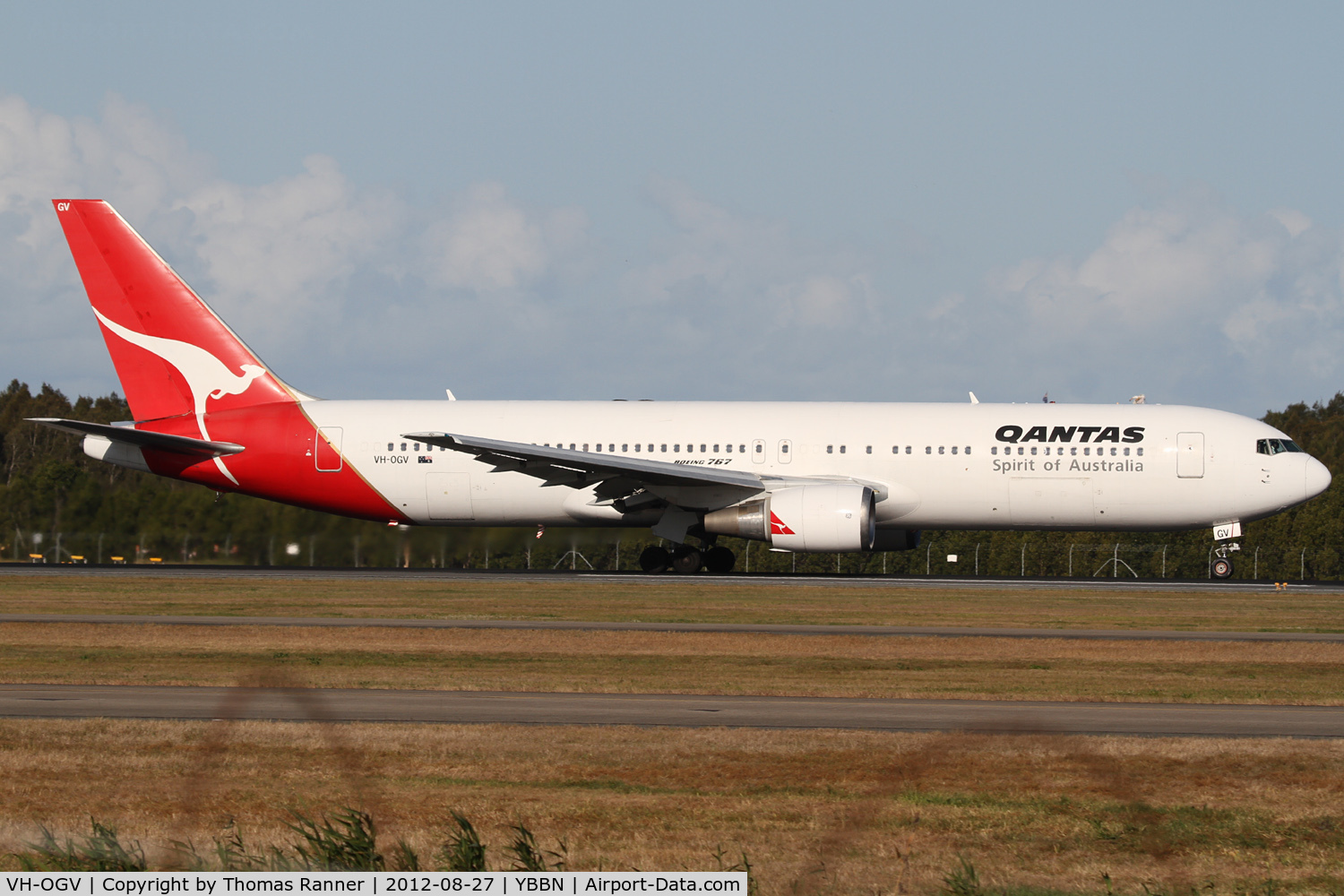 VH-OGV, 2000 Boeing 767-338 C/N 30186, Qantas Boeing 767