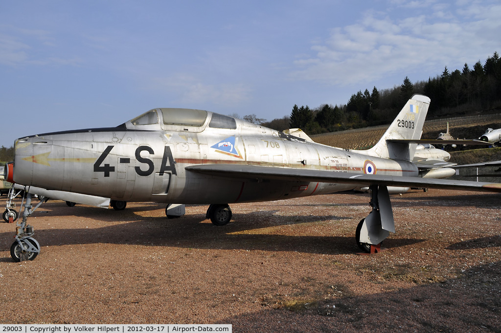 29003, General Motors F-84F Thunderstreak C/N Not found 52-9003, at Savigny-les-Beaune