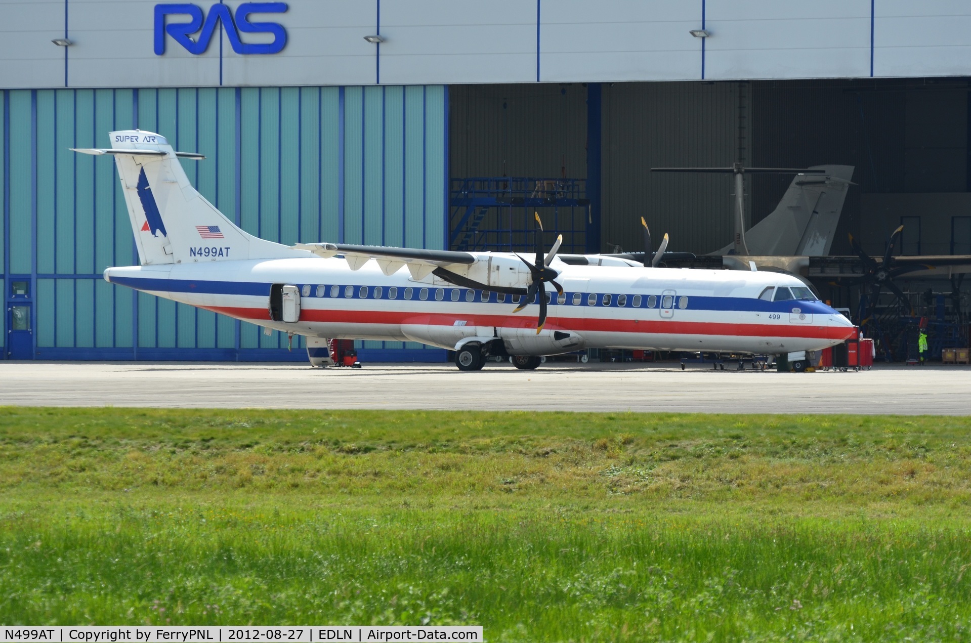 N499AT, 1997 ATR 72-212A C/N 499, Being prepared for a new operator in MGL and now operates for HOP!