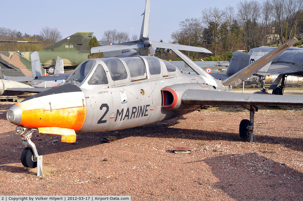 2, Fouga CM-175 Zephyr C/N 2, at Savigny-les-Beaune