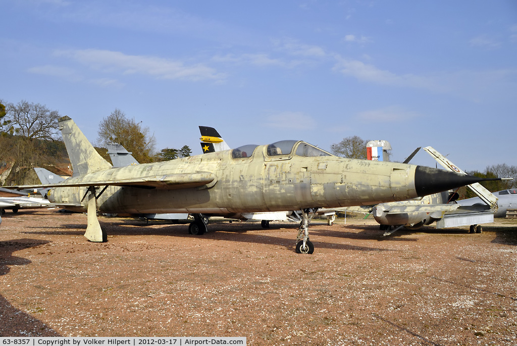 63-8357, Republic F-105F Thunderchief C/N F134, at Savigny-les-Beaune