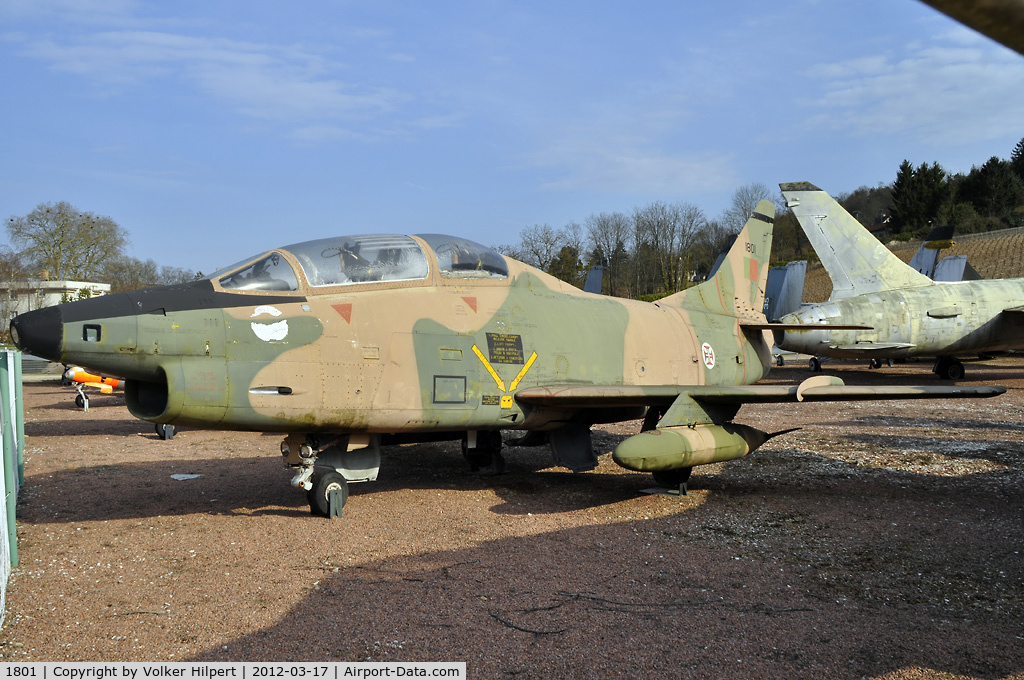 1801, Fiat G-91T/3 C/N 91-2-0003, at Savigny-les-Beaune