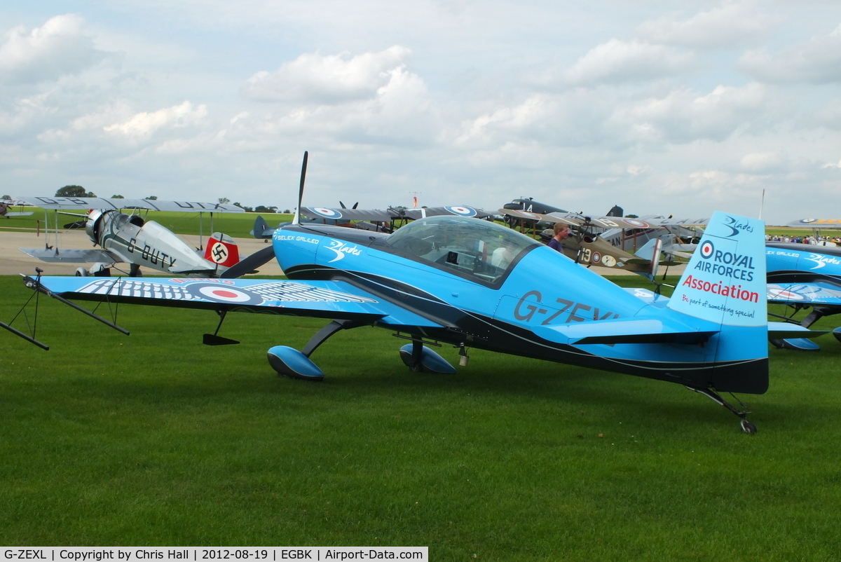 G-ZEXL, 2006 Extra EA-300L C/N 1225, at the 2012 Sywell Airshow