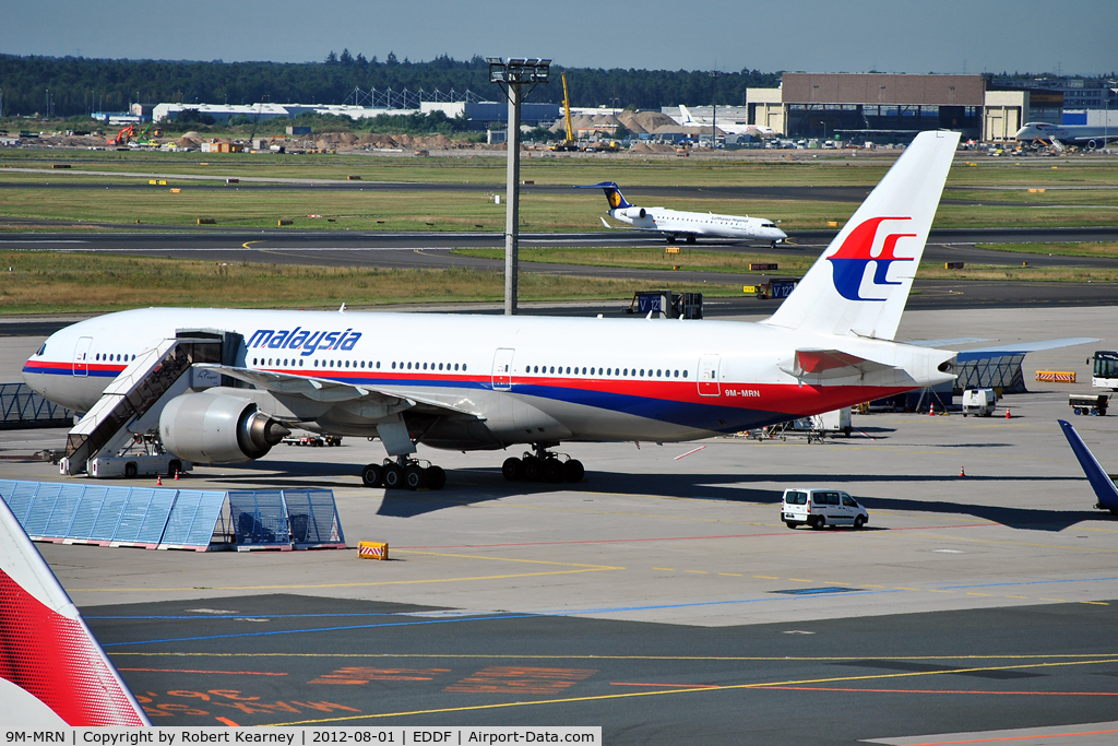 9M-MRN, 2002 Boeing 777-2H6/ER C/N 28419, Parked on remotes before being loaded