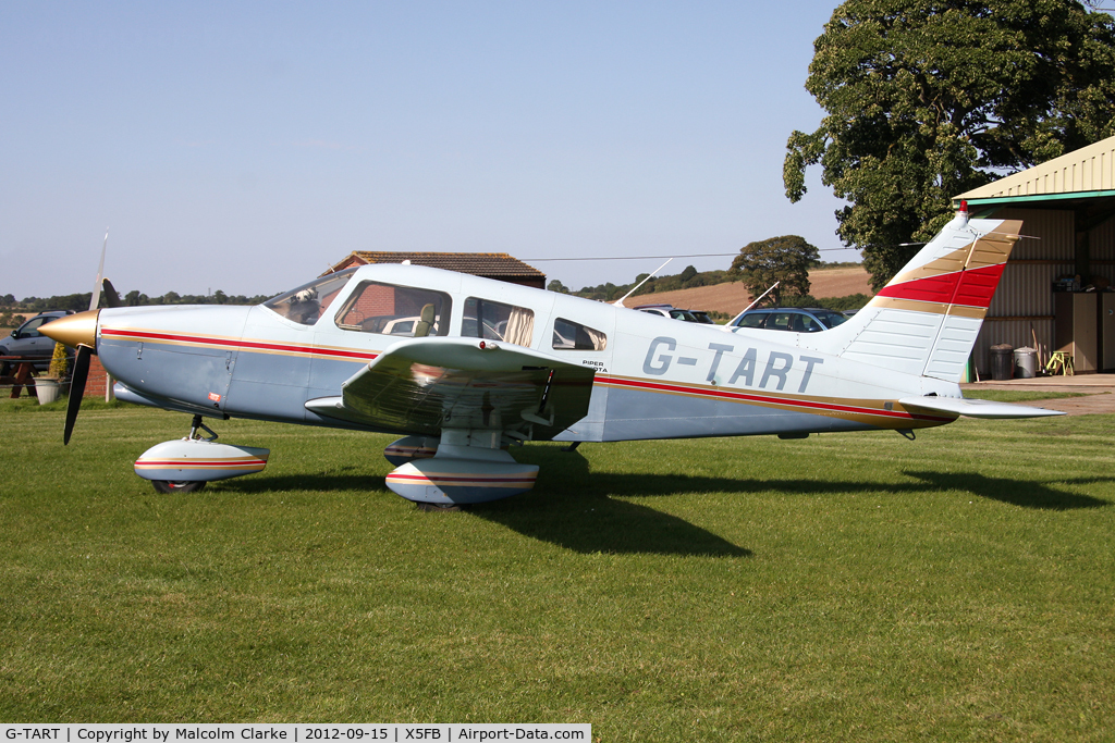 G-TART, 1979 Piper PA-28-236 Dakota C/N 28-7911261, Piper PA-28-236 Dakota at Fishburn Airfield UK, September 2012.