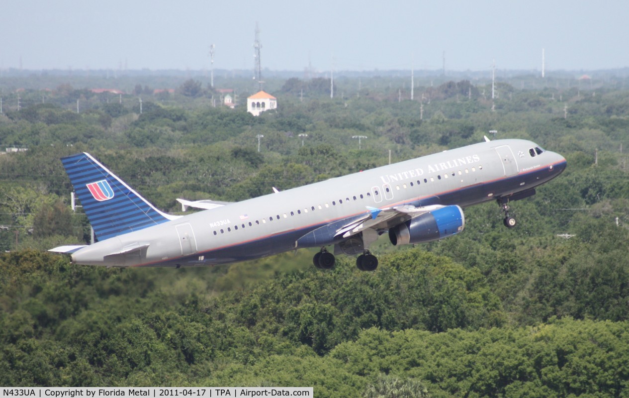 N433UA, 1996 Airbus A320-232 C/N 589, United A320