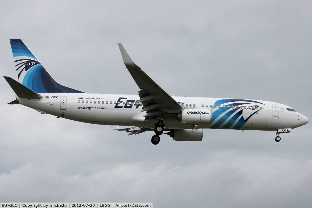 SU-GEC, 2012 Boeing 737-866 C/N 40801, Landing