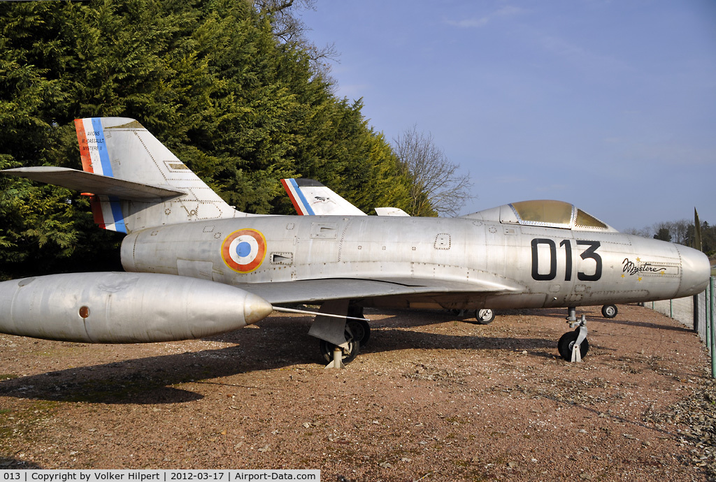 013, Dassault Mystere IIC C/N 013, at Savigny-les-Beaune