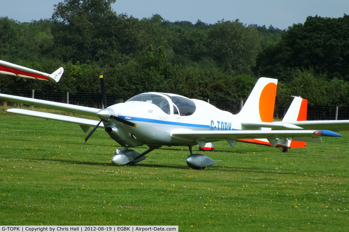 G-TOPK, 2004 Europa XS Tri-Gear C/N PFA 247-14193, at the 2012 Sywell Airshow