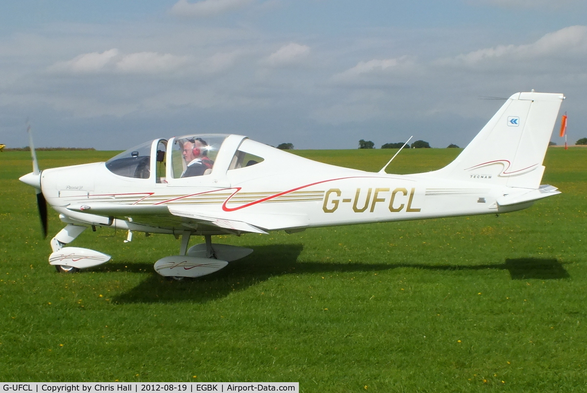 G-UFCL, 2011 Tecnam P-2002JF Sierra C/N 191, at the 2012 Sywell Airshow