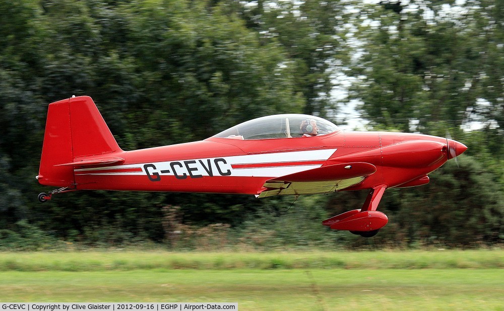 G-CEVC, 2007 Vans RV-4 C/N 2726, Ex: N2063Z > G-CEVC - Originally owned to and currently in private hands since September 2007.