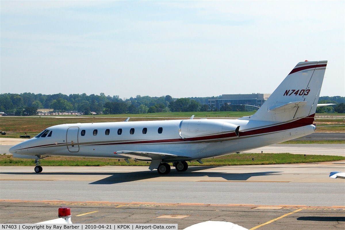 N7403, 2008 Cessna 680 Citation Sovereign C/N 680-0222, Cessna Citation Sovereign [680-0222] Atlanta-Dekalb Peachtree~N 21/04/2010