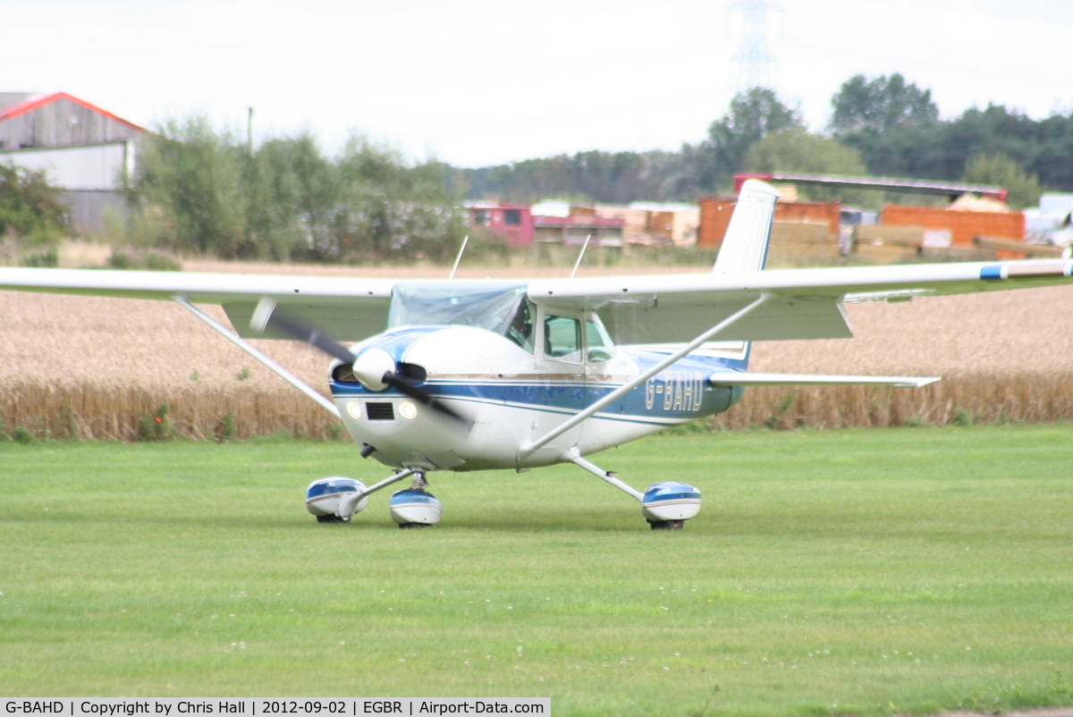 G-BAHD, 1972 Cessna 182P Skylane Skylane C/N 18261501, At the Real Aeroplane Club's Wings & Wheels fly-in, Breighton
